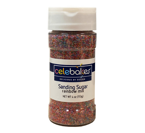 CK Products Sanding Sugar Rainbow Mix, 4 Oz.