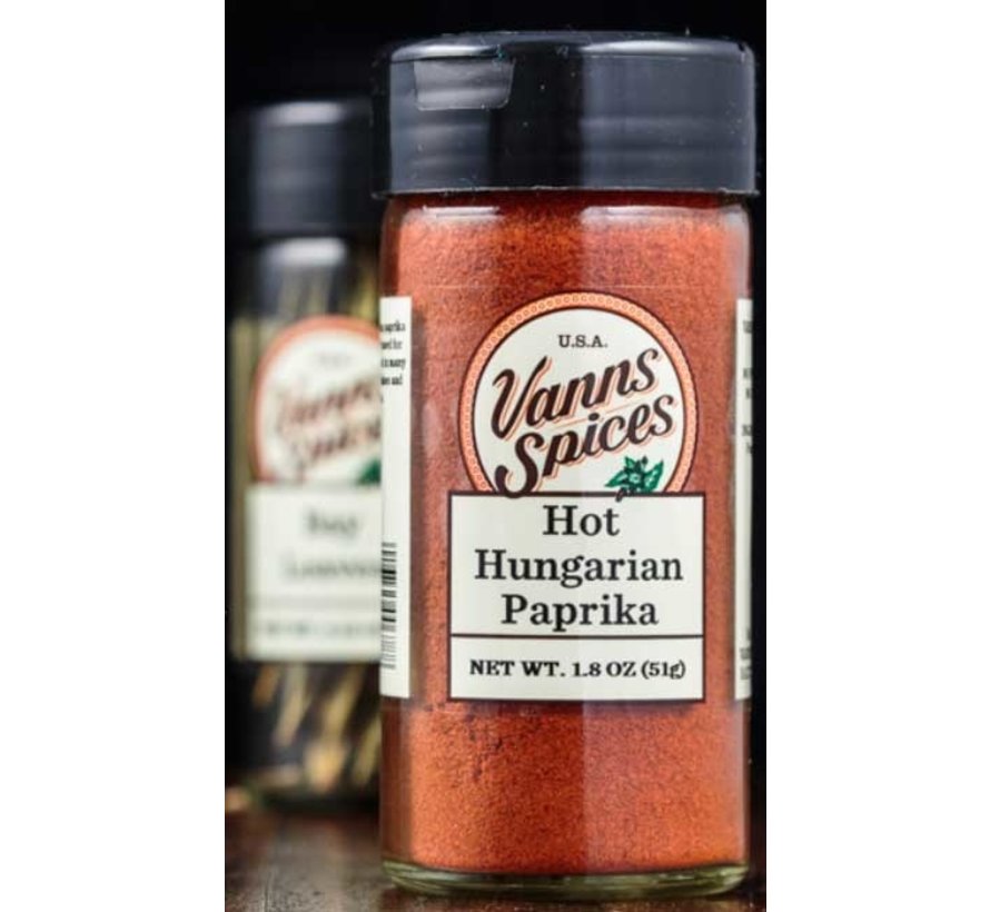 Vanns Spices Paprika, Hot Hungarian Spoons N Spice