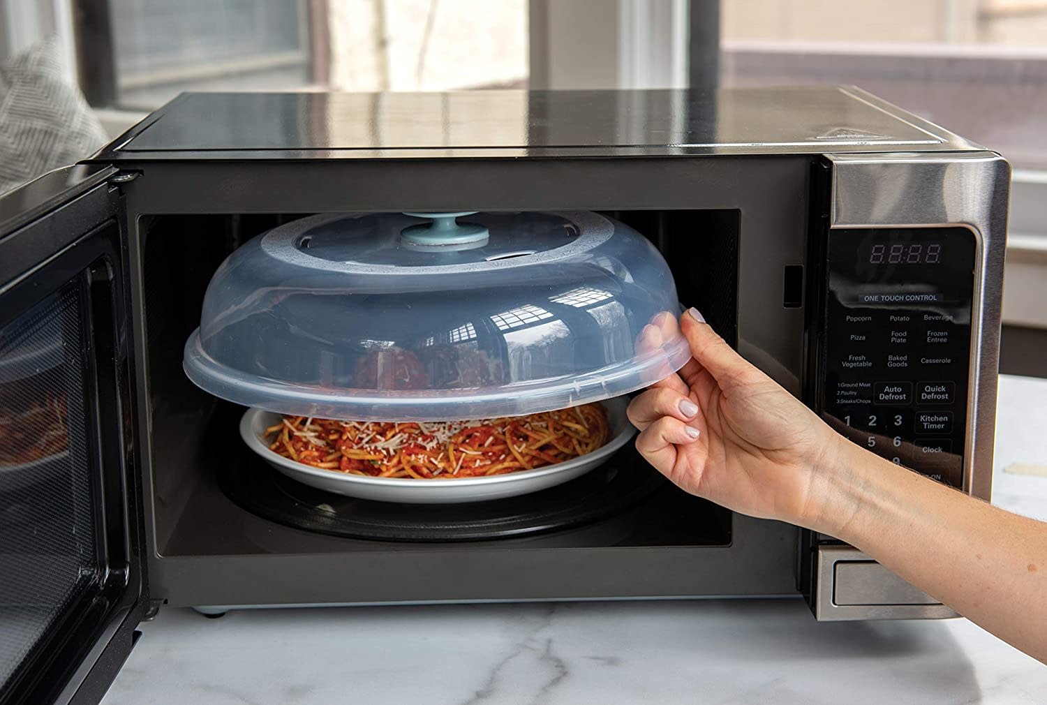 Nordic Ware Up & Away Microwave Plate Cover Spoons N Spice