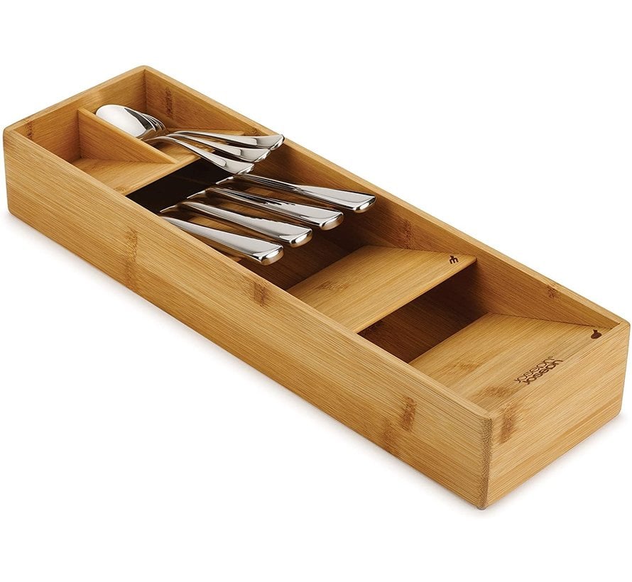 DrawerStore Bamboo Compact Cutlery Organizer