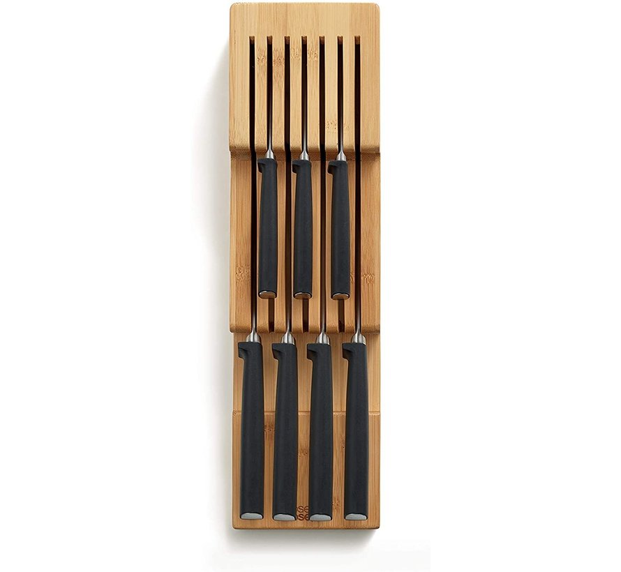 DrawerStore Bamboo 2-tier Knife Organizer