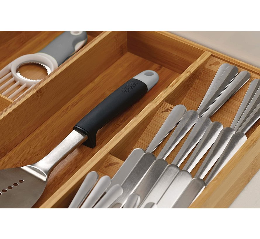 DrawerStore Bamboo Cutlery, Utensil & Gadget Organizer
