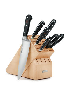 Wusthof Classic 7-piece Slim Knife Block Set (Acacia)