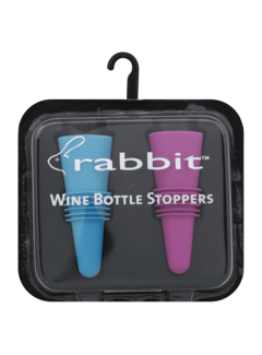 Metrokane Rabbit Wine Bottle Stoppers - Set of 2