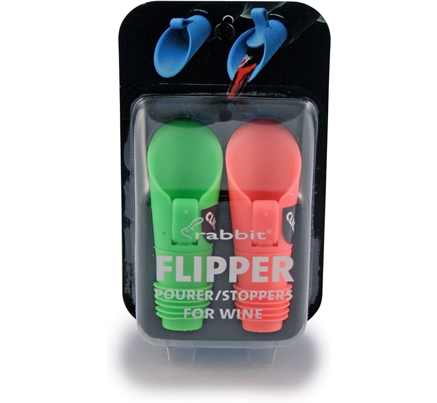 Flipper Pourer/Stoppers - Set of 2