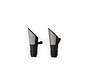 Stainless Steel Flipper Pourer/Stoppers - Set of 2