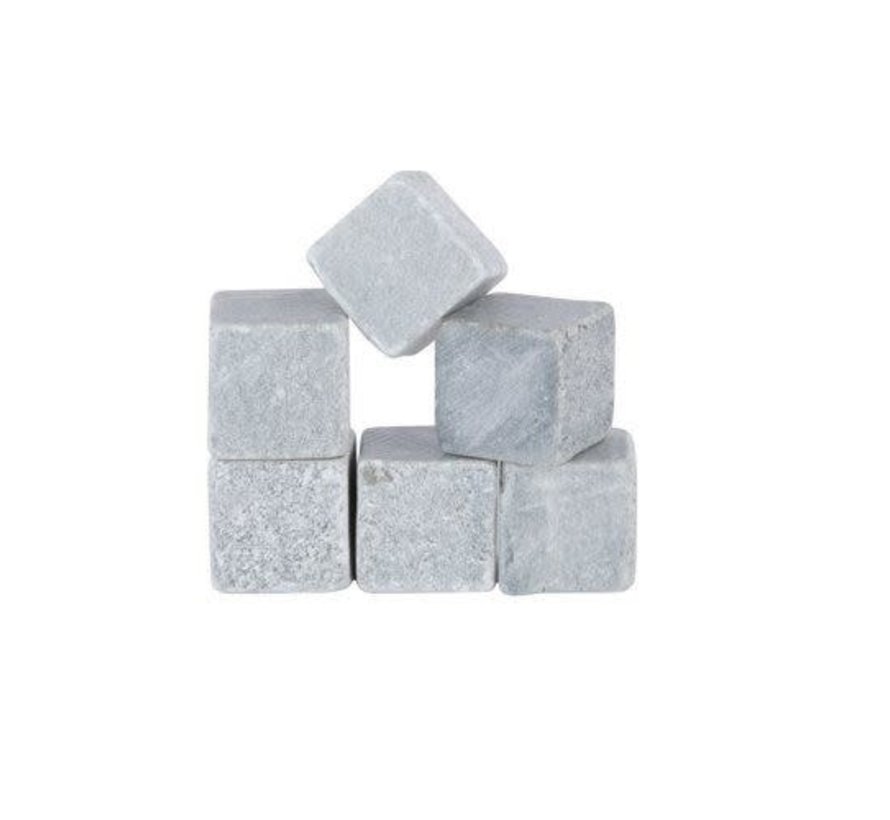 Glacier Rocks®  6 Piece Soapstone Cube Set
