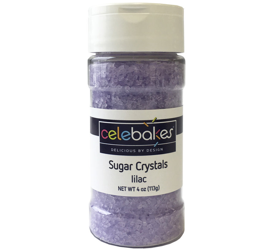 Sugar Crystals Lilac, 4 Oz.