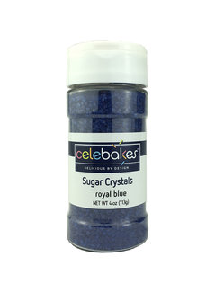 CK Products Sugar Crystals Royal Blue, 4 Oz.
