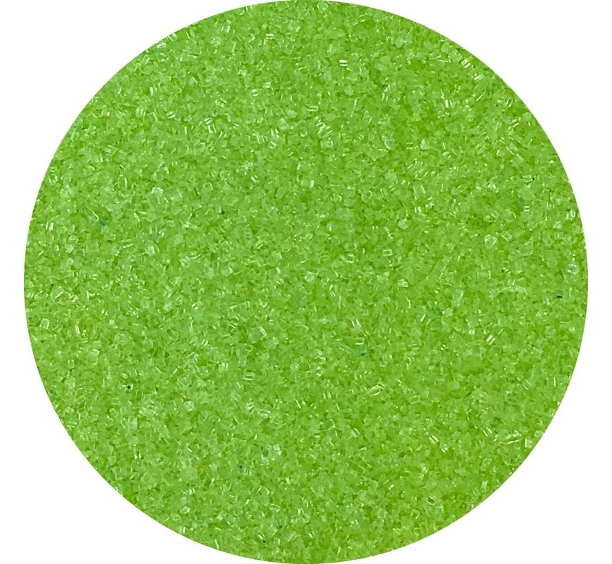 Sanding Sugar Lime Green, 4 Oz.