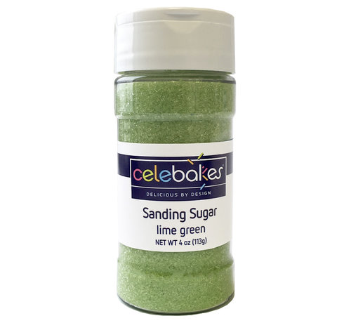 CK Products Sanding Sugar Lime Green, 4 Oz.