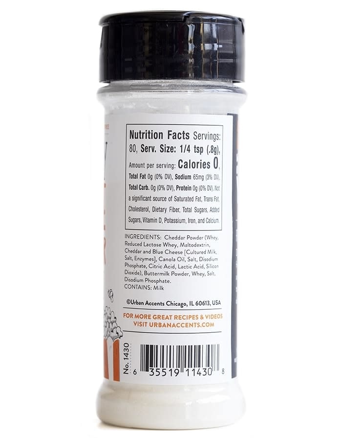 Urban Accents White Cheddar Popcorn Seasoning Spoons N Spice