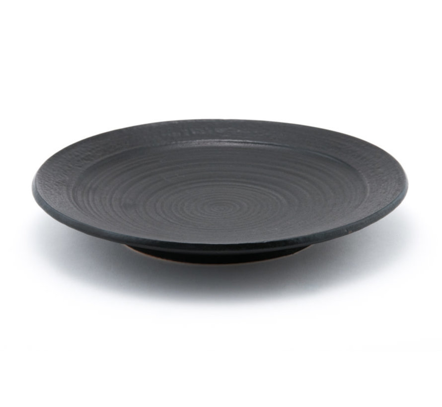 Plate 10"D X 1.5"H - Black