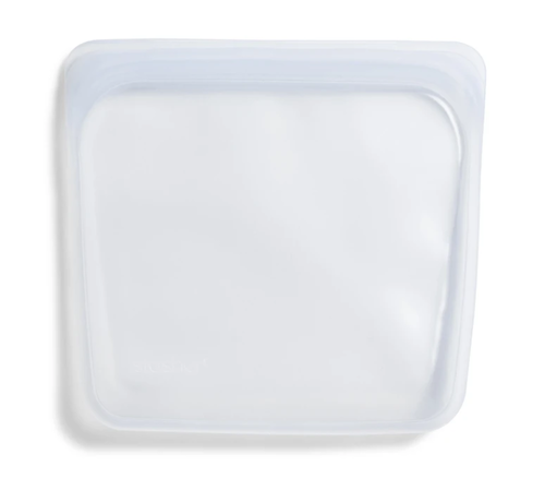 Stasher Silicone Reusable Sandwich Bag: Clear