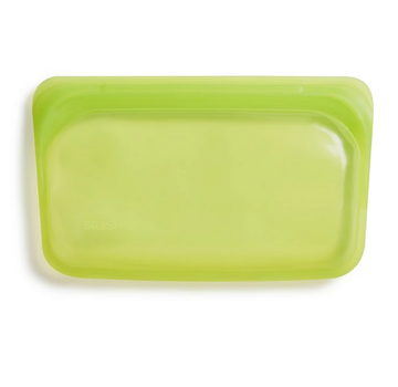 Stasher Silicone Reusable Snack Bag: Lime