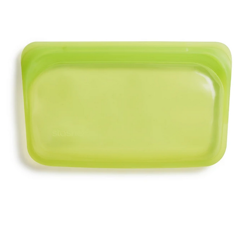 Stasher Silicone Reusable Snack Bag: Lime