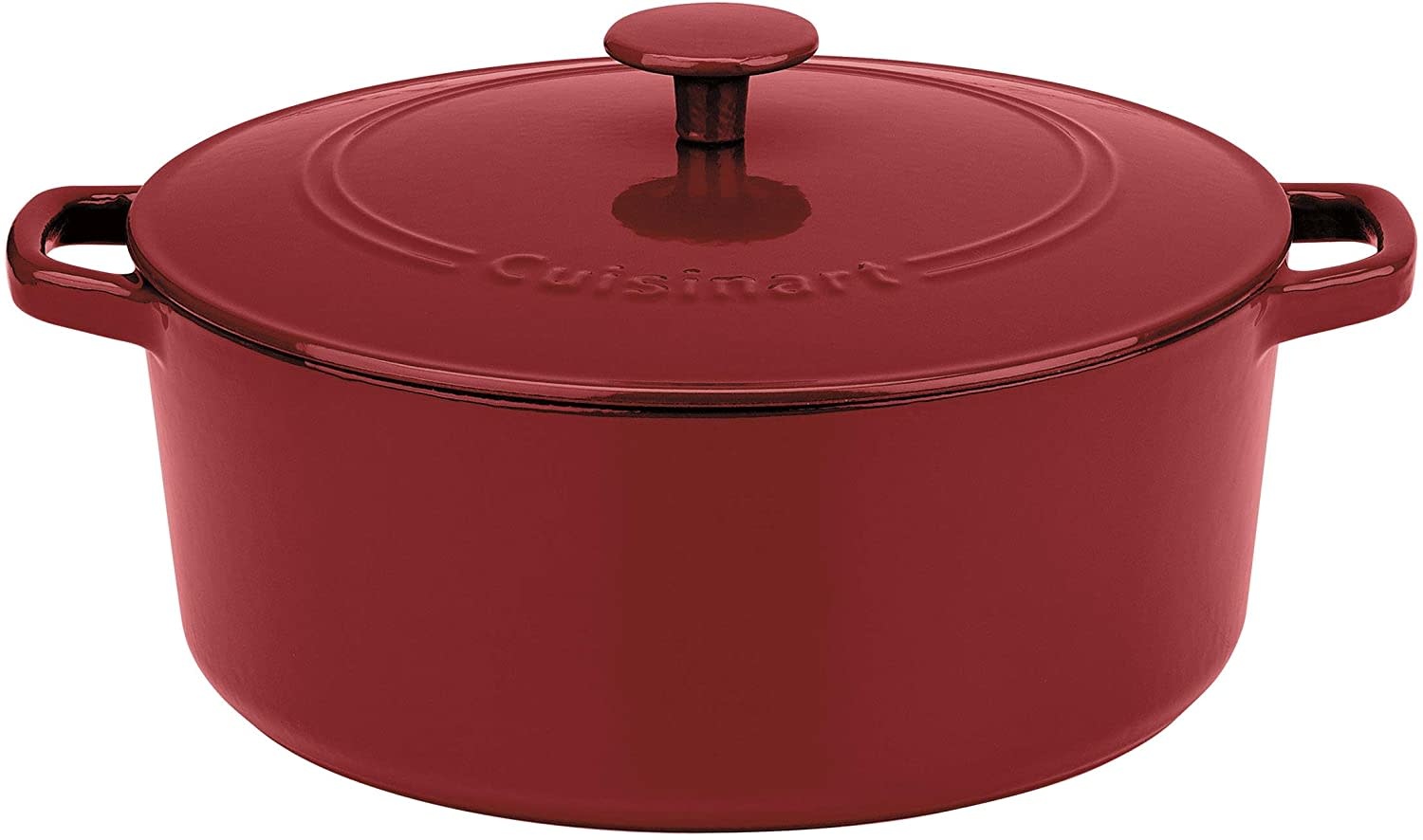 Grab this cast iron Cuisinart 7-Quart Casserole Dish at its