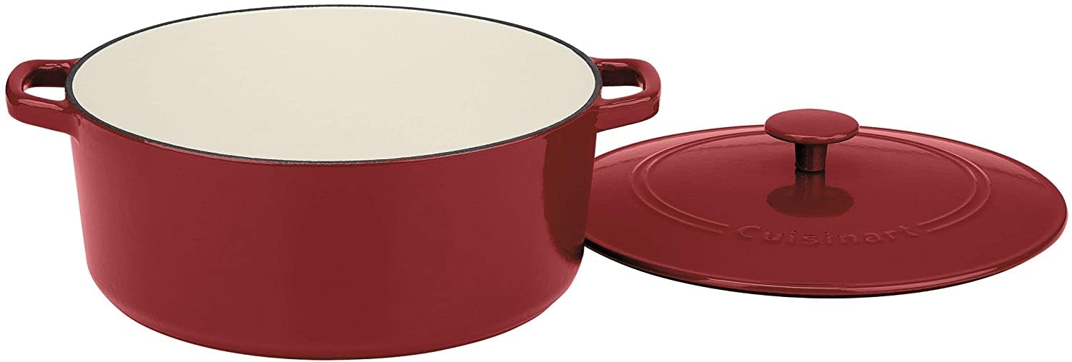 Cuisinart 7 Qt. Cast Iron Covered Casserole Pan - Spoons N Spice