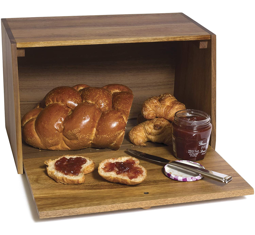 Lipper Solid Door Bread Box Spoons N Spice