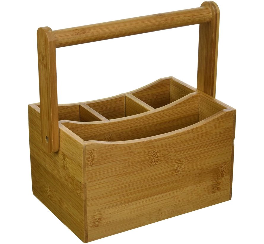 Bamboo Flatware Caddy