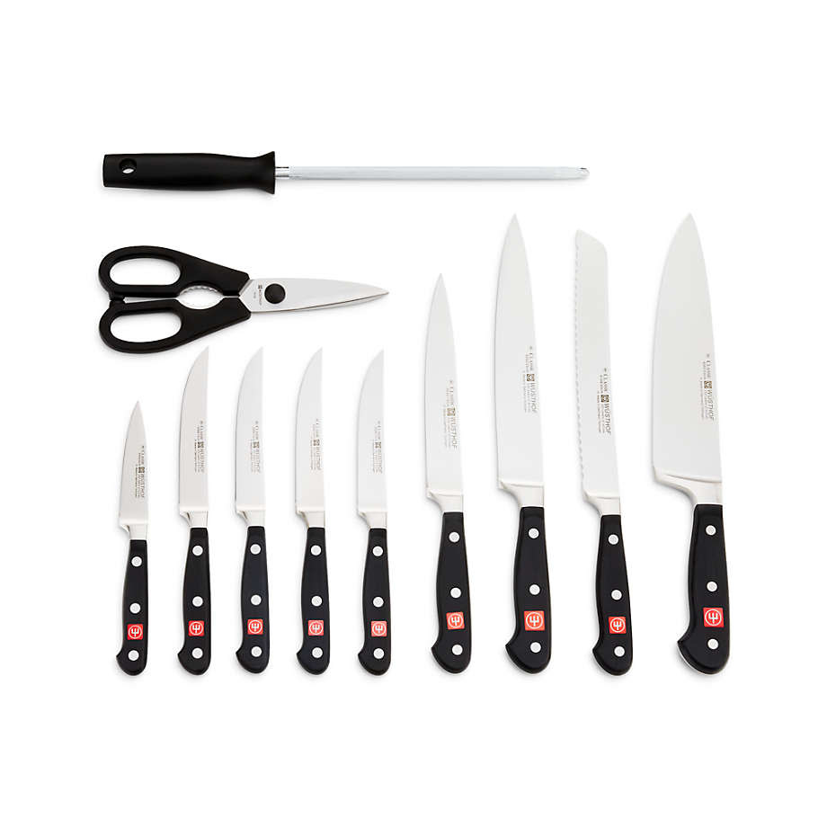 Wusthof Classic White Knife Block Set - 12 Piece – Cutlery and More