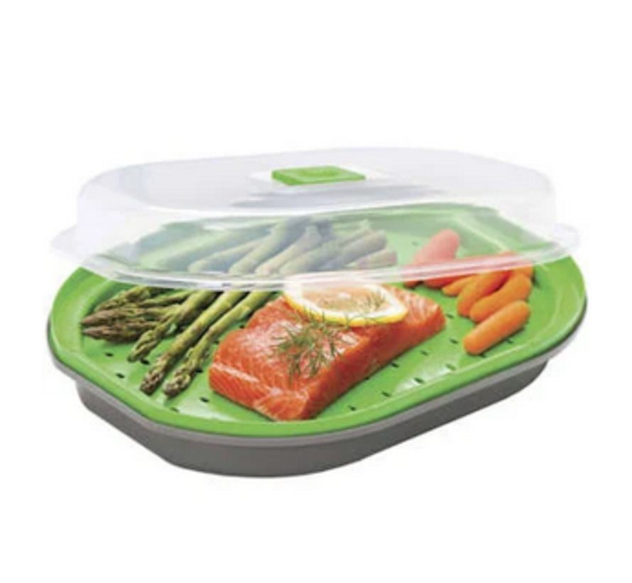 Progressive Microwave Fish & Vegetable Steamer - Spoons N Spice