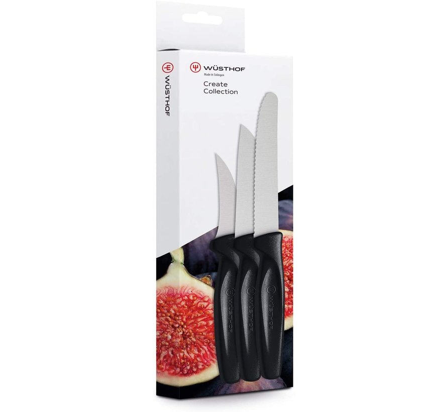 Wusthof Paring Knife Set, Black Spoons N Spice