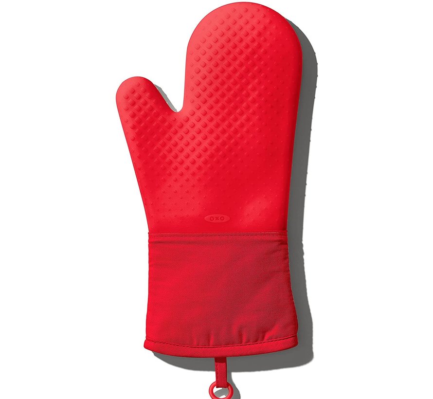 Good Grips Silicone Oven Mitt, Jam Red