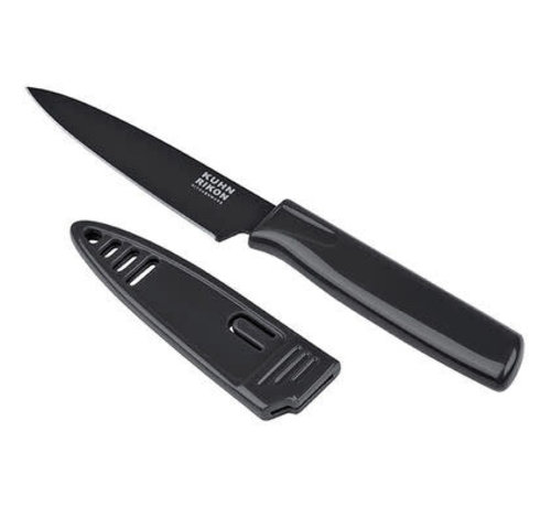 Kuhn Rikon Paring Knife Colori® 4” Black