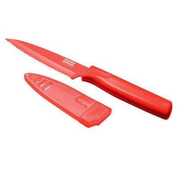 Kuhn Rikon Serrated Knife Colori® 4” Red