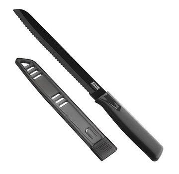 Kuhn Rikon Colori®+ Bread Knife 8" Black