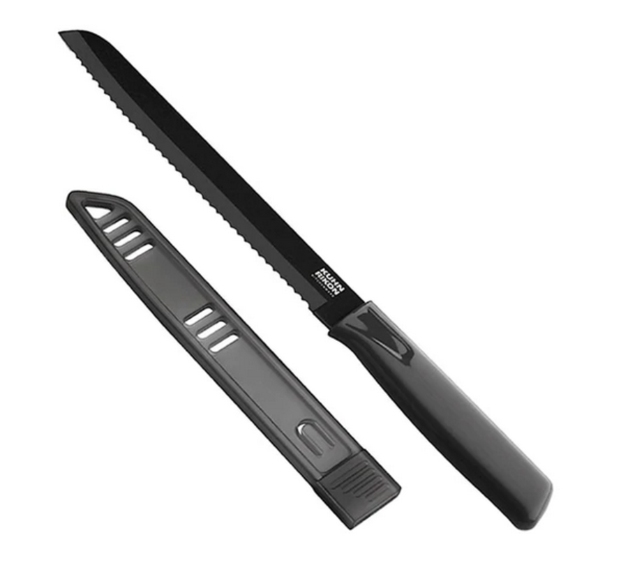 Colori®+ Bread Knife 8" Black