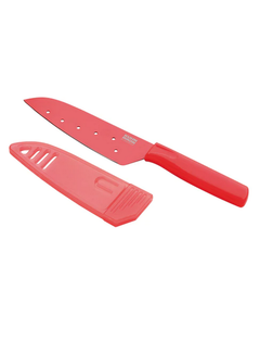 Kuhn Rikon Small Santoku Knife Colori® 4” Red
