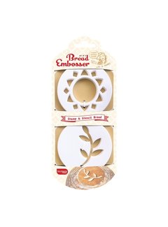 Talisman Designs Bread Embosser, Set of 2