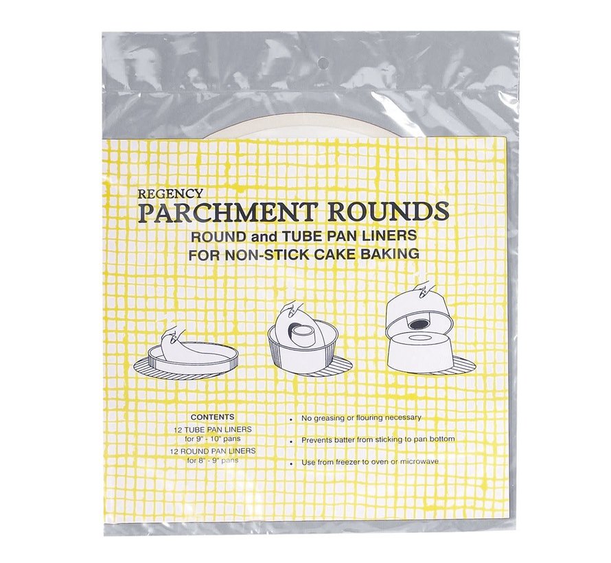 Parchment Round &Tube Pan Precut 8"-9" 24/P