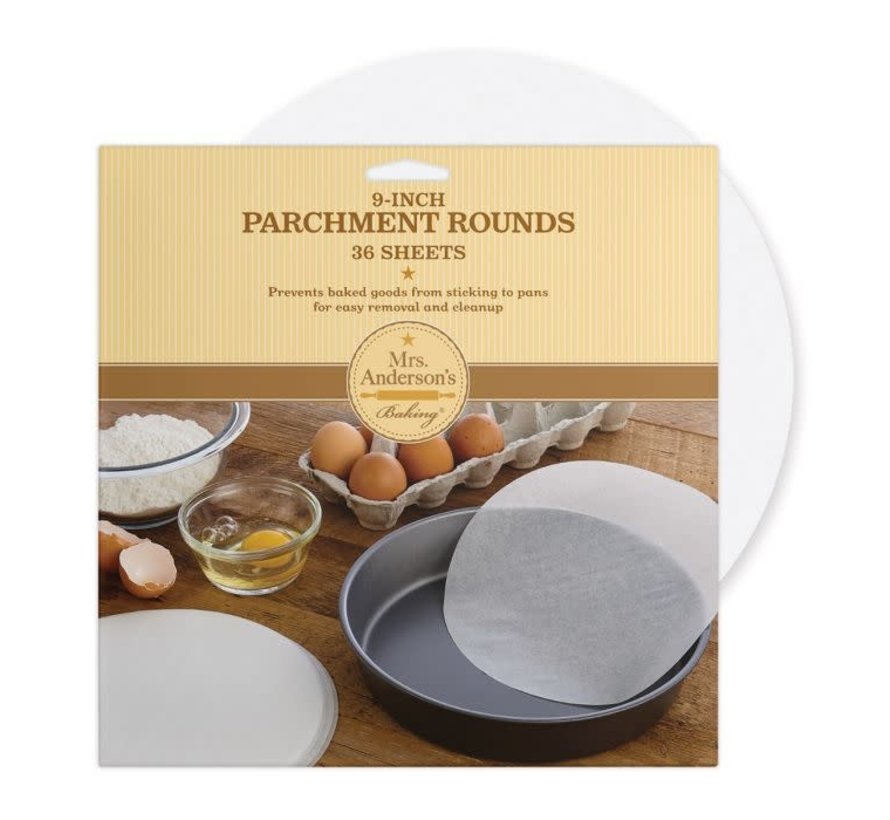 Parchment Rnds Precut 9" 36/Pk