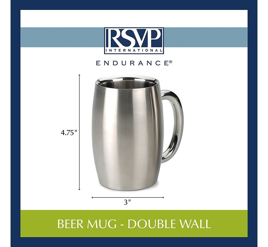 Double Wall Beer Mug
