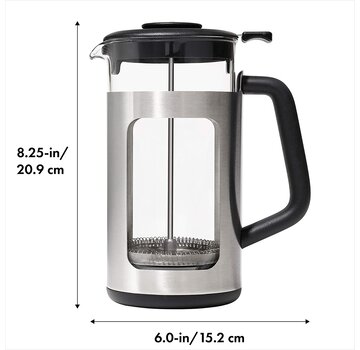OXO Brew French Press with GroundsLifter