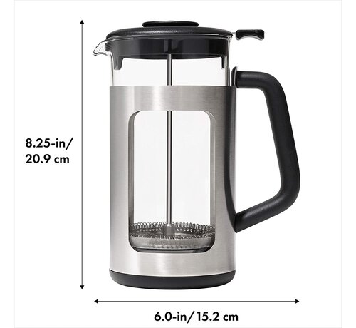 OXO Brew French Press with GroundsLifter