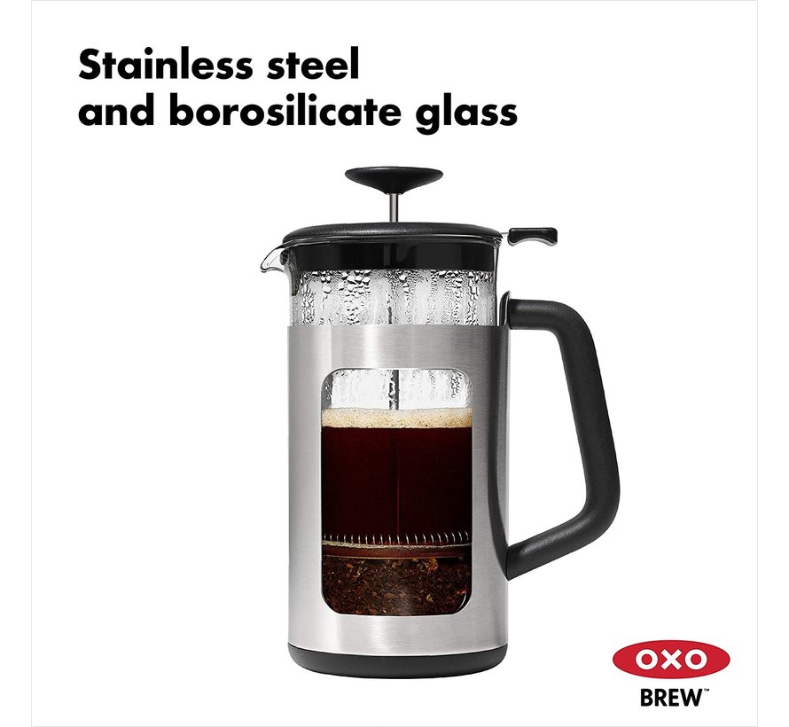 Brew French Press with GroundsLifter
