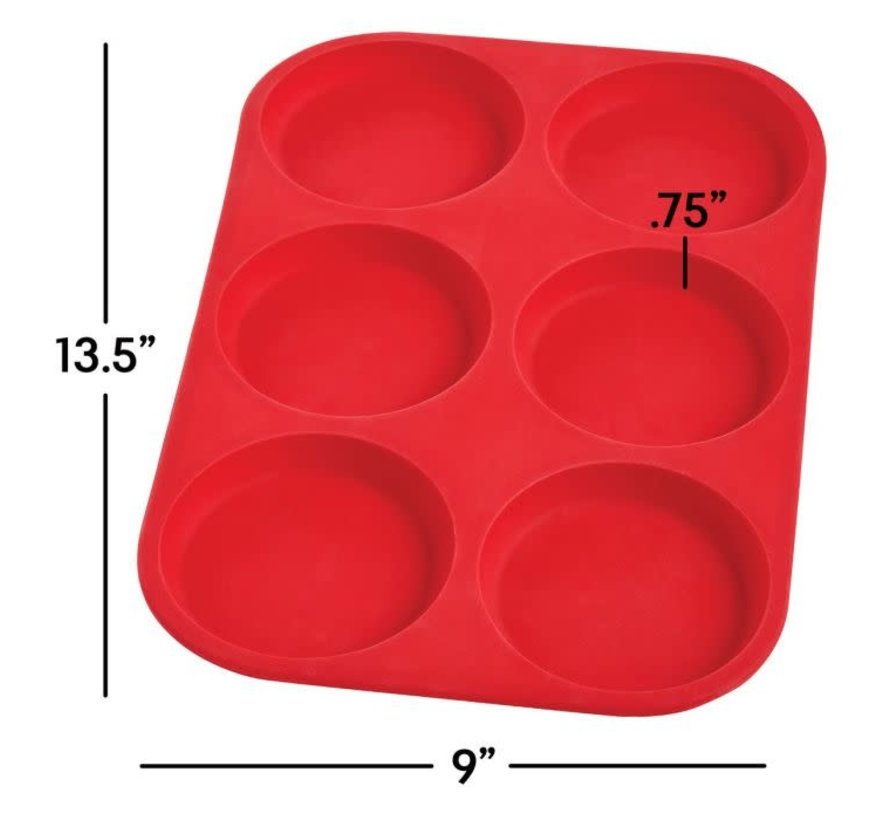 HIC Mrs. Anderson's Silicone Muffin Top Pan - Spoons N Spice