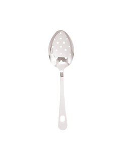 Harold Import Company Spoon, Stainless Steel, Pierced, 9"