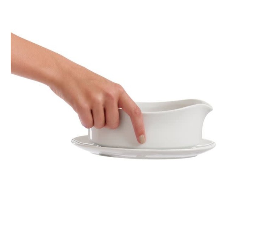 Gravy Boat With Attached Saucer, 18 oz
