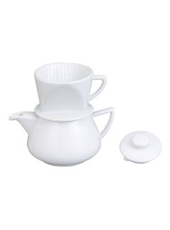 HIC Kitchen Ceramic Drip Coffee Maker, 2 Cup
