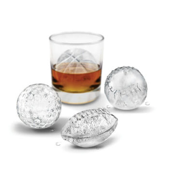 Tovolo Sports Ball Ice Cube Molds, Set of 4
