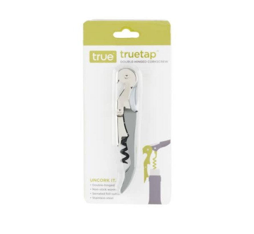Truetap Double-Hinged Corkscrew - Grey