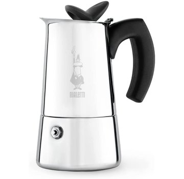 Bialetti Musa Stainless Steel Espresso Maker, 4 Cup