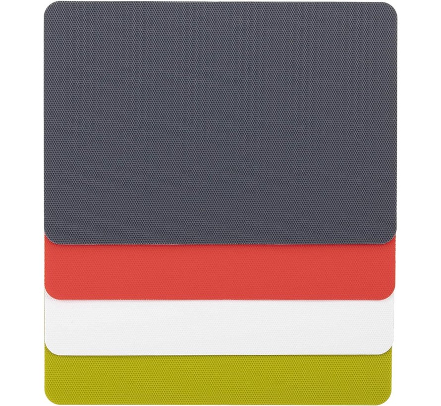 Heavy Duty Grippmat Set 5.5”x8" Gray, Red, White, Green
