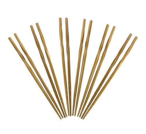 Totally Bamboo Twist Chopsticks, 5 Pair