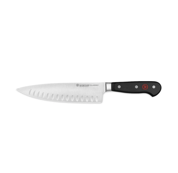 Wusthof 8" Chef's Demi-Bolster Knife, Hollow Edge